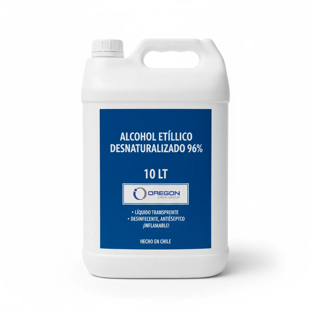 Alcohol etílico Desnaturalizado 96% 3 Alcohol Etilico Desnaturalizado 96 10L