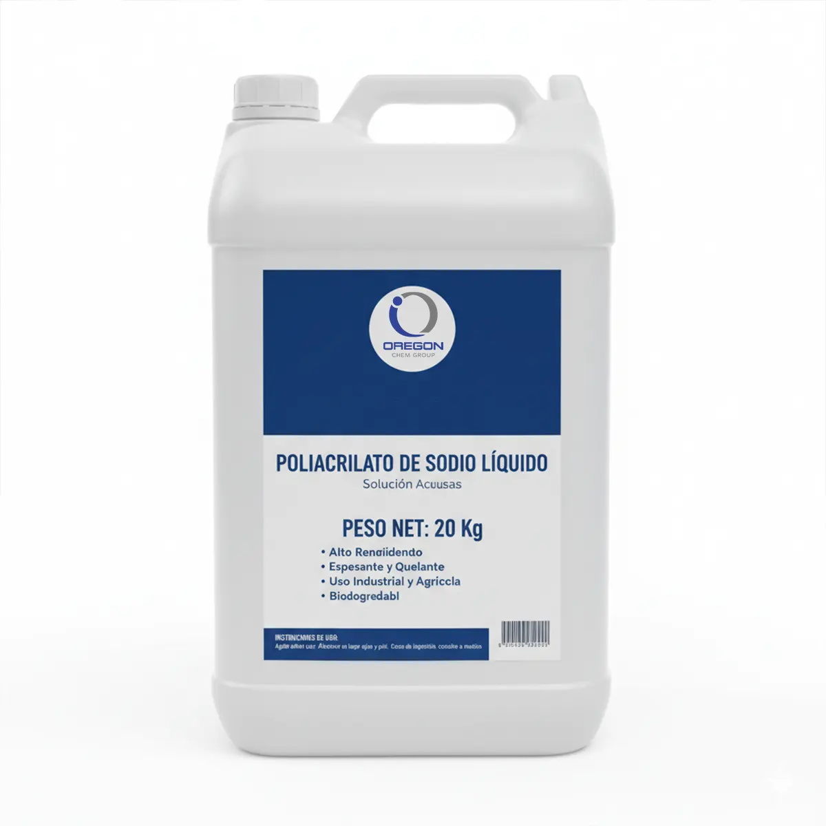 Poliacrilato de Sodio Líquido 4 Poliacrilato De Sodio Liquido 20K